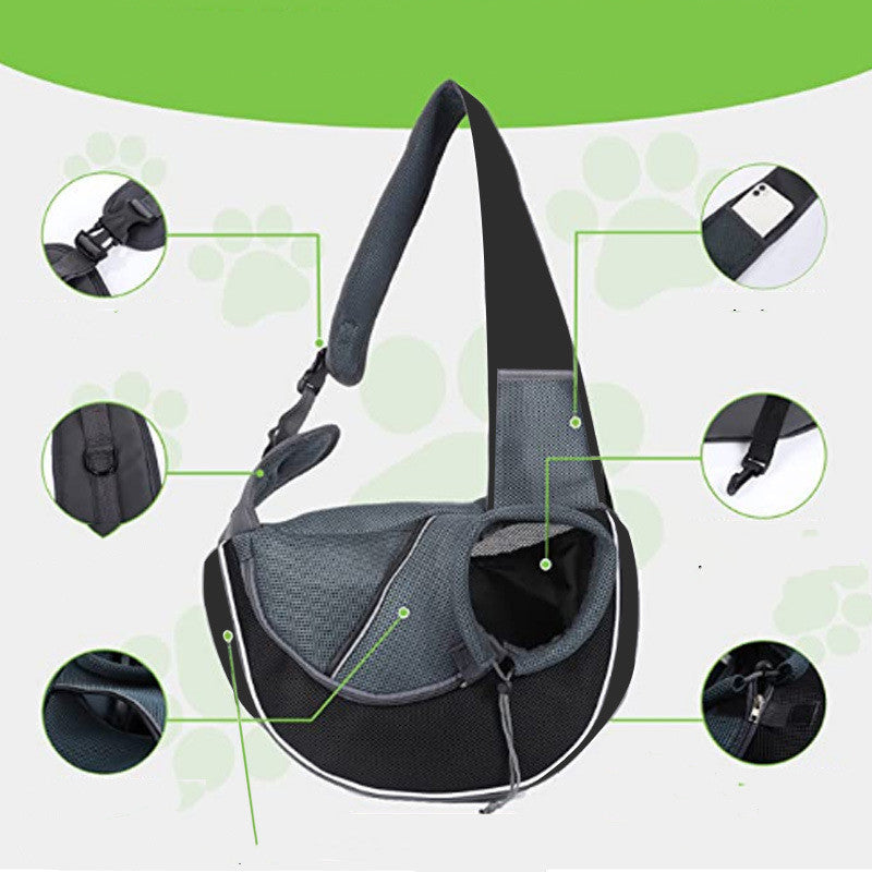 Outdoor Portable Crossbody Bag For Dogs and Cats