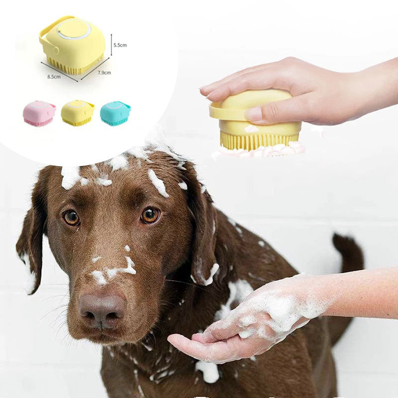 Silicone Massage Gloves Brush For Pets