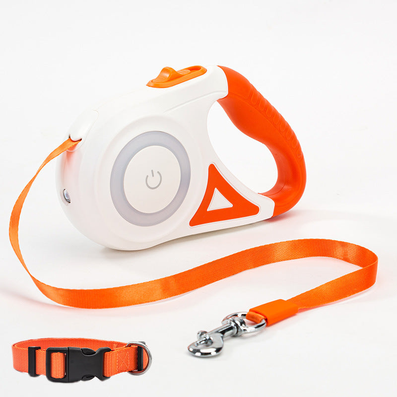 Retractable Leash with Automatic Traction Rope For Small Medium Dogs